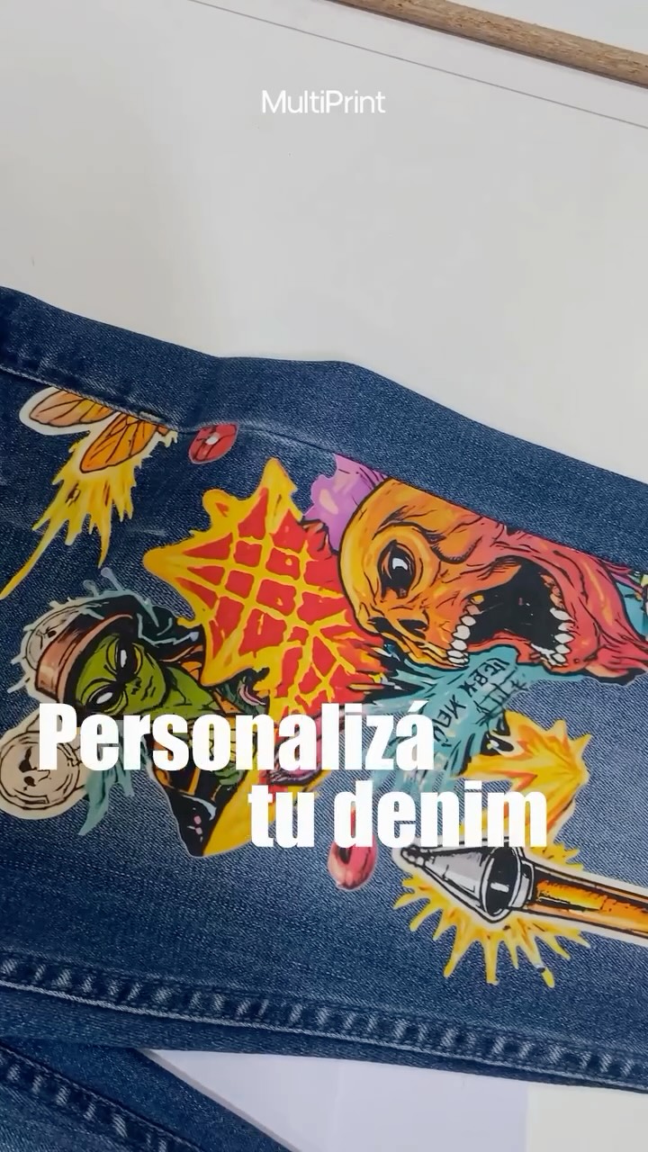 Pelar DTF en denim