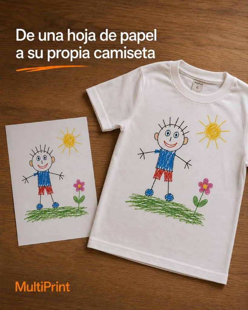 De papel a camiseta